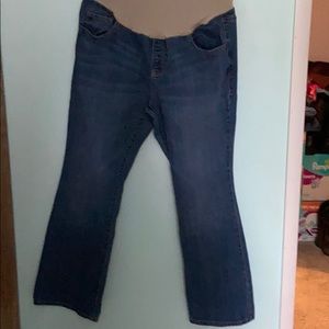 Old Navy Boot Cut Full Panel Maternity Jeans